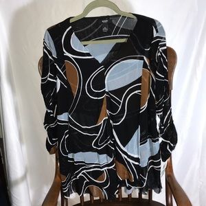 Alfani Woman Abstract Layered Top